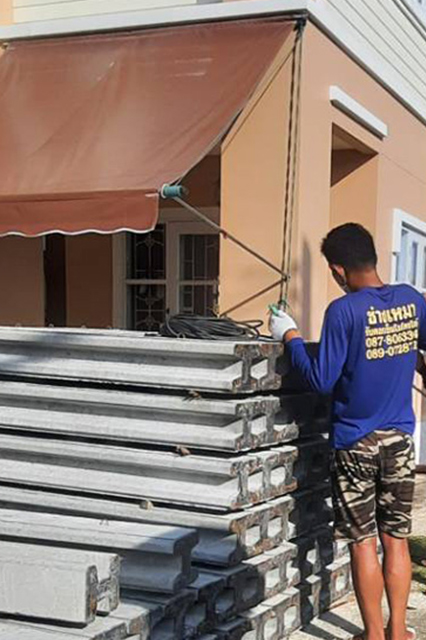 ช่างรับเหมาตอกเสาเข็ม